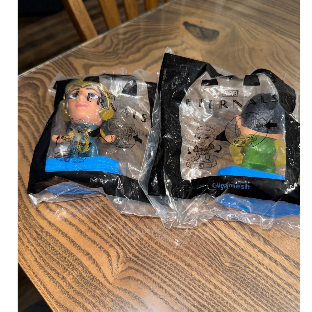 Marvel Eternals Gilgamesh and Ajak Happy Meal Toys New‎ Sealed